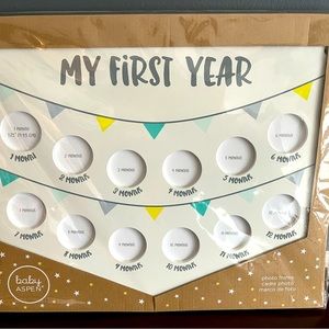 My first year 12 month wall picture frame for babies